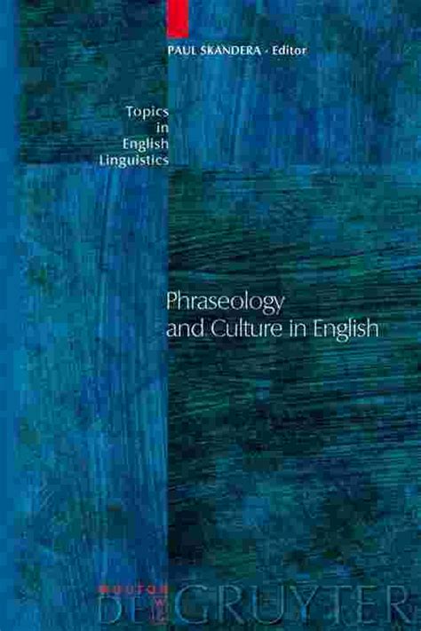 phraseology and culture in english Ebook PDF