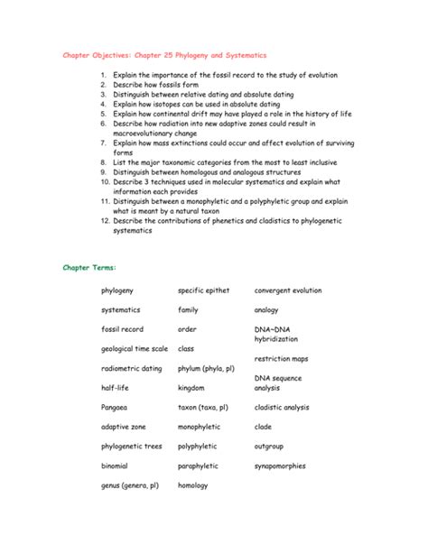 phylogeny and systematics answers chapter Kindle Editon