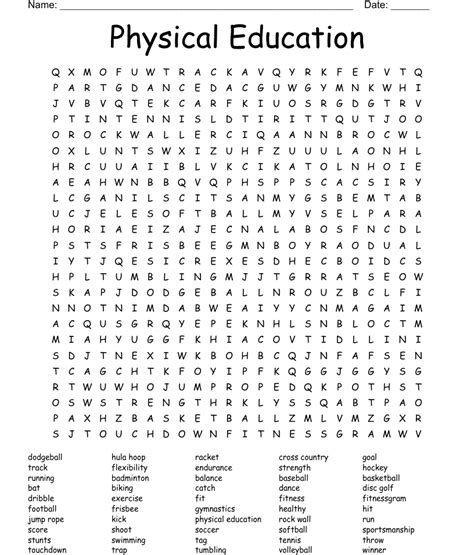 physical education 6 word search answers Kindle Editon