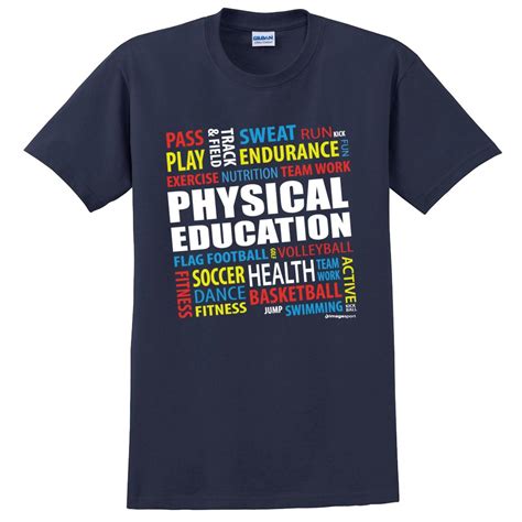 physical education t shirts