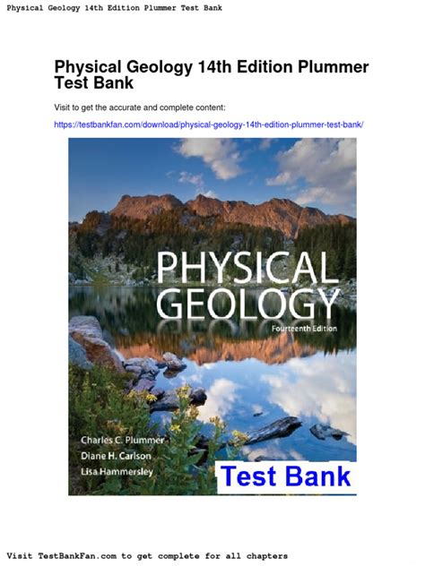 physical geology plummer 14th edition pdf Reader