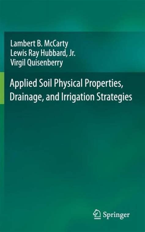 physical properties drainage irrigation strategies Doc