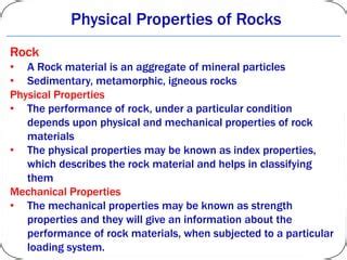 physical properties of rocks physical properties of rocks Doc