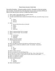 physical science semester 2 course review answers Reader