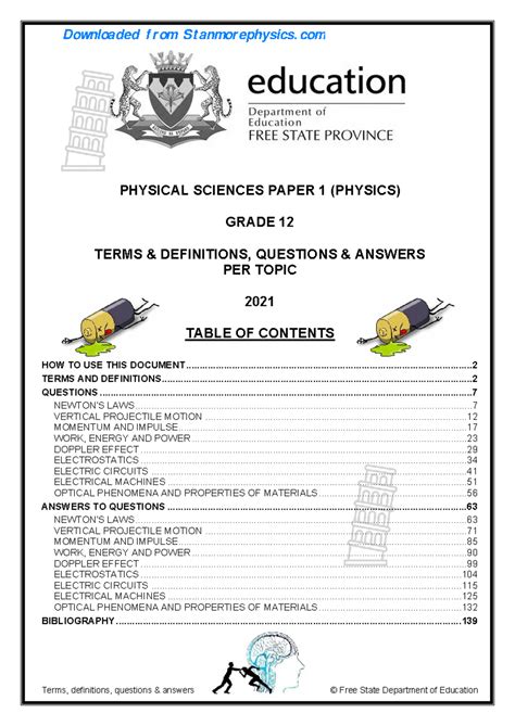 physical sciences paper 1 grade 12 Reader