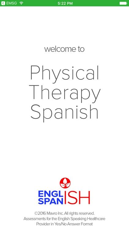 physical therapy in spanish