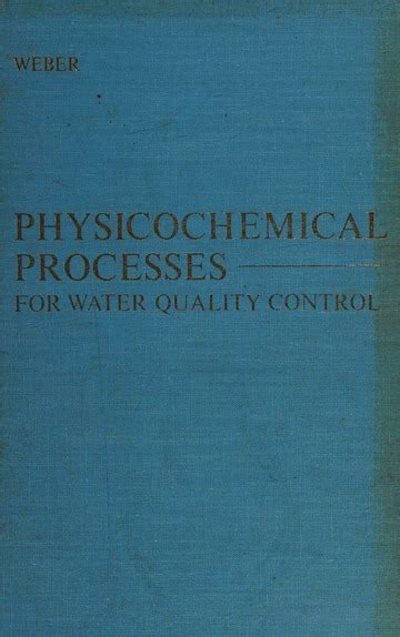 physicochemical processes for water quality control Epub