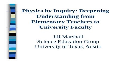 physics by inquiry deepeningphysics by inquiry deepening Doc