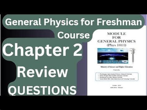 physics chapter 2 review Reader
