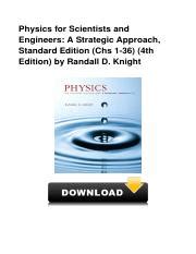 physics for scientists and engineers a strategic approach standard edition chs 1 36 3rd edition PDF