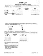 physics modeling workshop project unit vii answers Doc