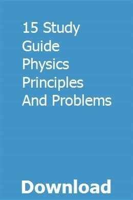 physics principles and problems chapter 2 study guide answers Kindle Editon