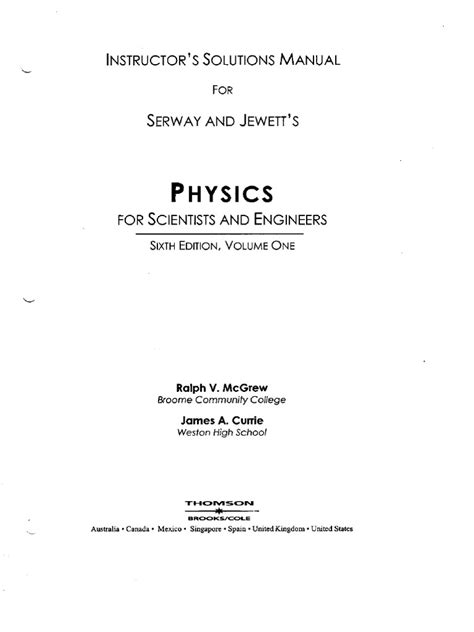 physics serway jewett solution manual pdf pdf Kindle Editon