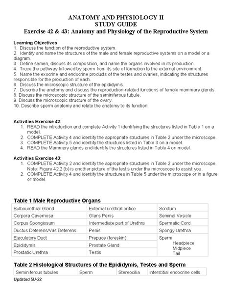 physiology reproductive system lab study guide Epub