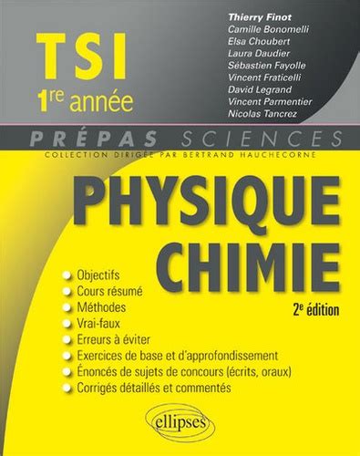 physique chimie tsi 1re ann e Epub