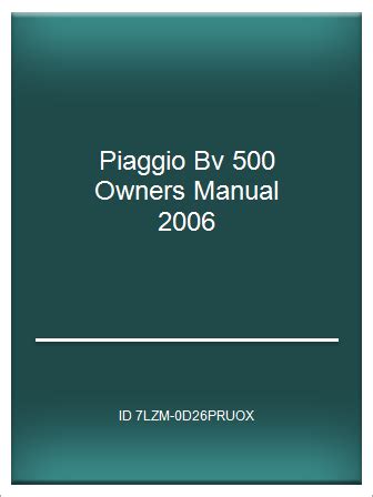 piaggio repair pdf Ebook Kindle Editon