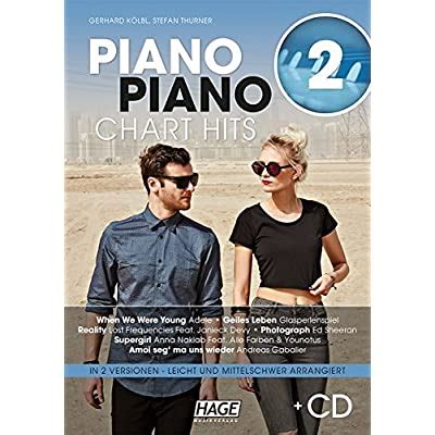 piano chart hits songbook mittelschwer PDF