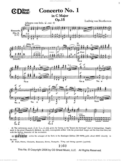 piano concerto no 1 in c major opus 15 two pianos four hands Doc