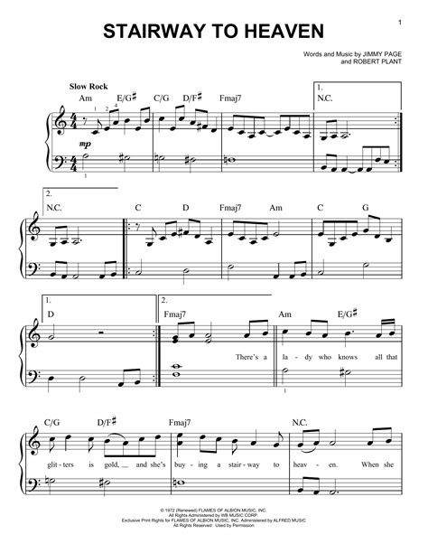 piano stairway to heaven sheet piano trio PDF