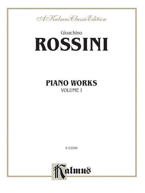 piano works vol 1 kalmus classic library vol 1 Epub