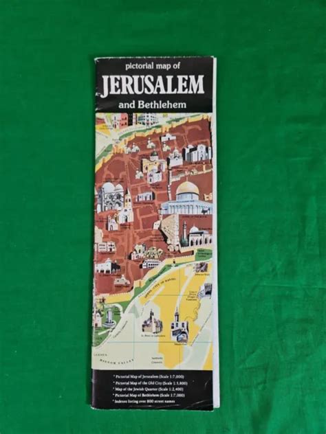 pictorial map of jerusalem and bethlehem Reader