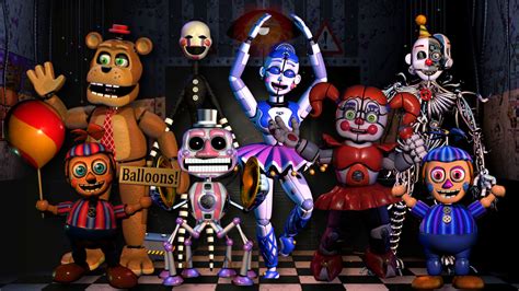 pictures of 5 nights at freddy's characters