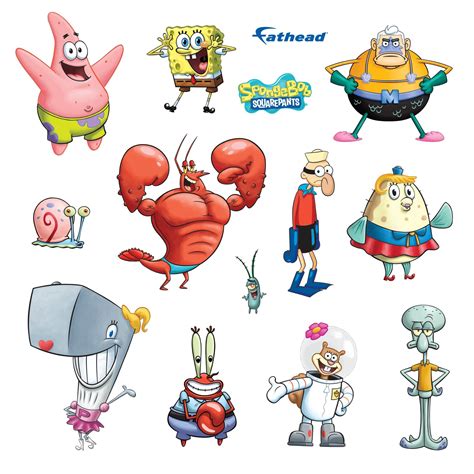 pictures of characters from spongebob