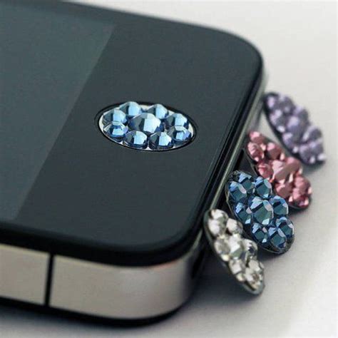 piece Rhinestone iPhone Button Sticker Kindle Editon