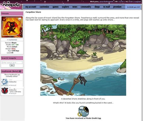 piece of treasure map neopets