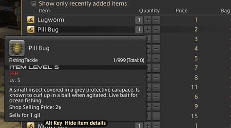 pill bugs ffxiv