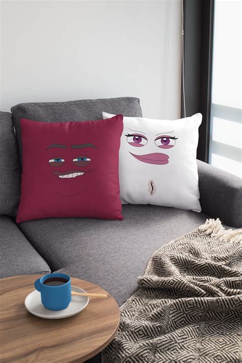 pillow with mouth