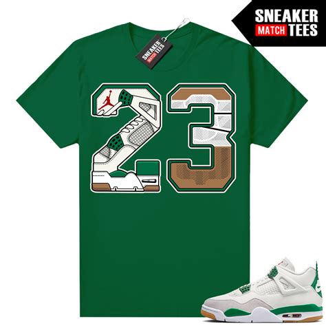 pine green 4s shirt