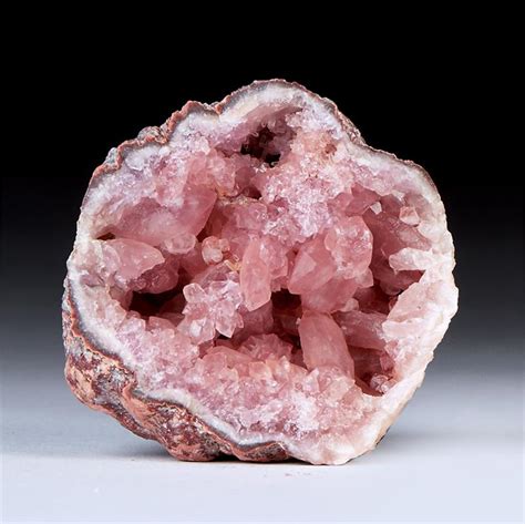 pink amethyst geode