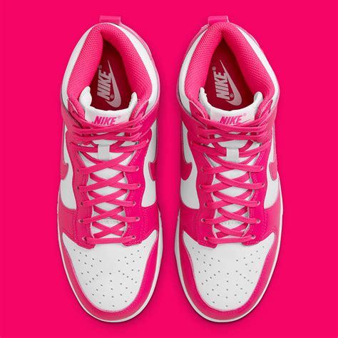 pink and white nike shoes