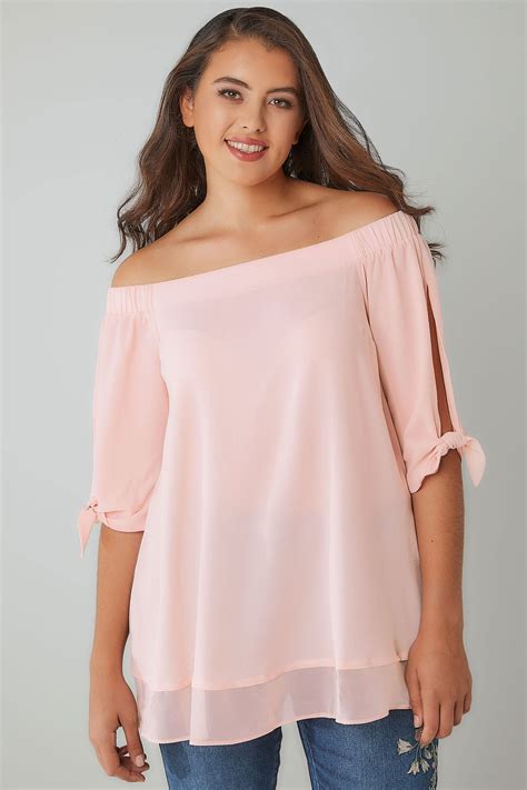 pink plus size tops