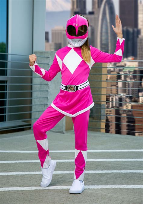 pink power rangers costume