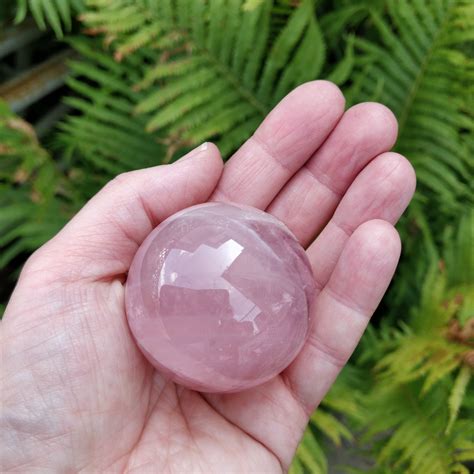 pink quartz sphere