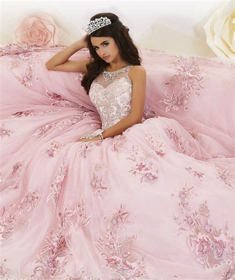 pink quincenera dresses