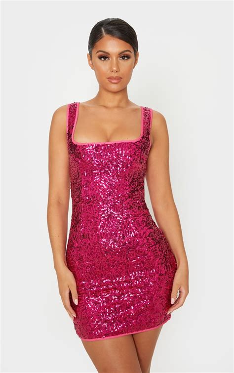 pink sparkly dress