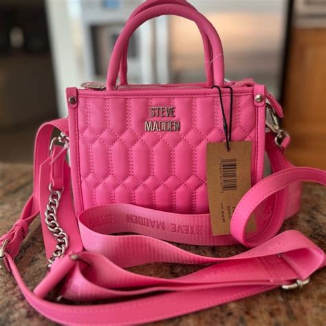 pink steve madden bags