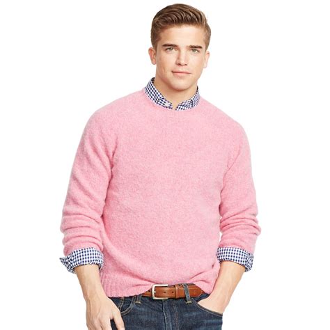 pink sweater mens