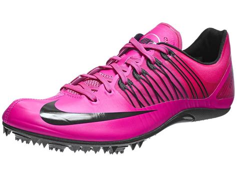 pink track spikes