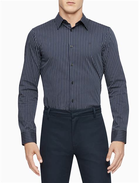 pinstripe shirt mens