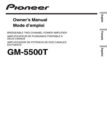 pioneer gm 5500t service manual Doc