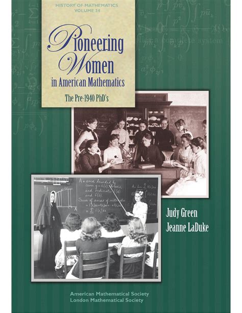 pioneering women in american mathematics history of mathematics Reader