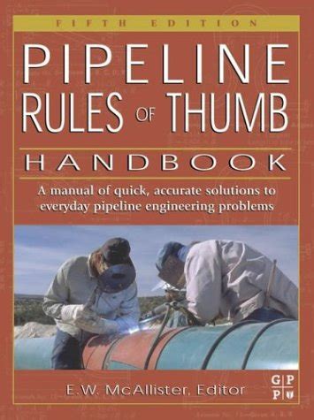 pipeline rules of thumb handbook fifth edition Epub