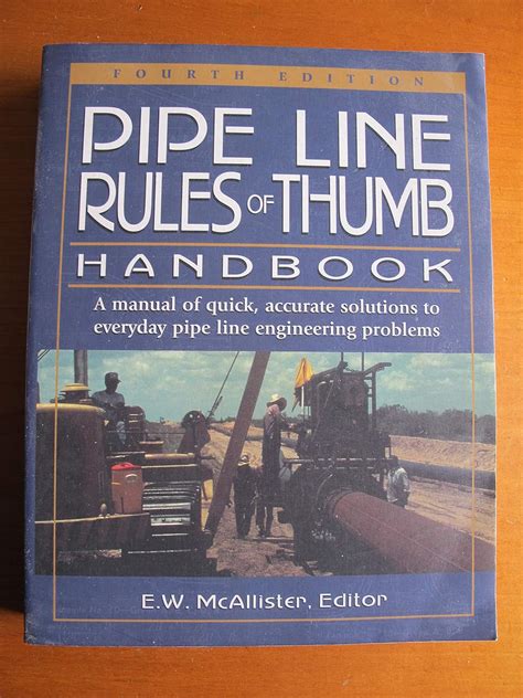 pipeline rules of thumb handbook fourth edition Reader