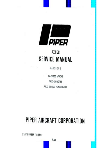 piper aztec training manual pdf PDF
