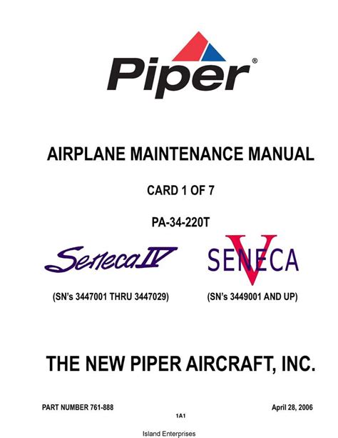 piper seneca v manual pdf Ebook Doc