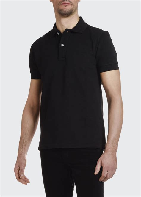 pique knit polo shirts